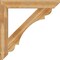Ekena Millwork Olympic Slat Rough Sawn Bracket, Western Red Cedar, 6"W x 46"D x 46"H BKT06X46X46OLY06RWR - alternate 3